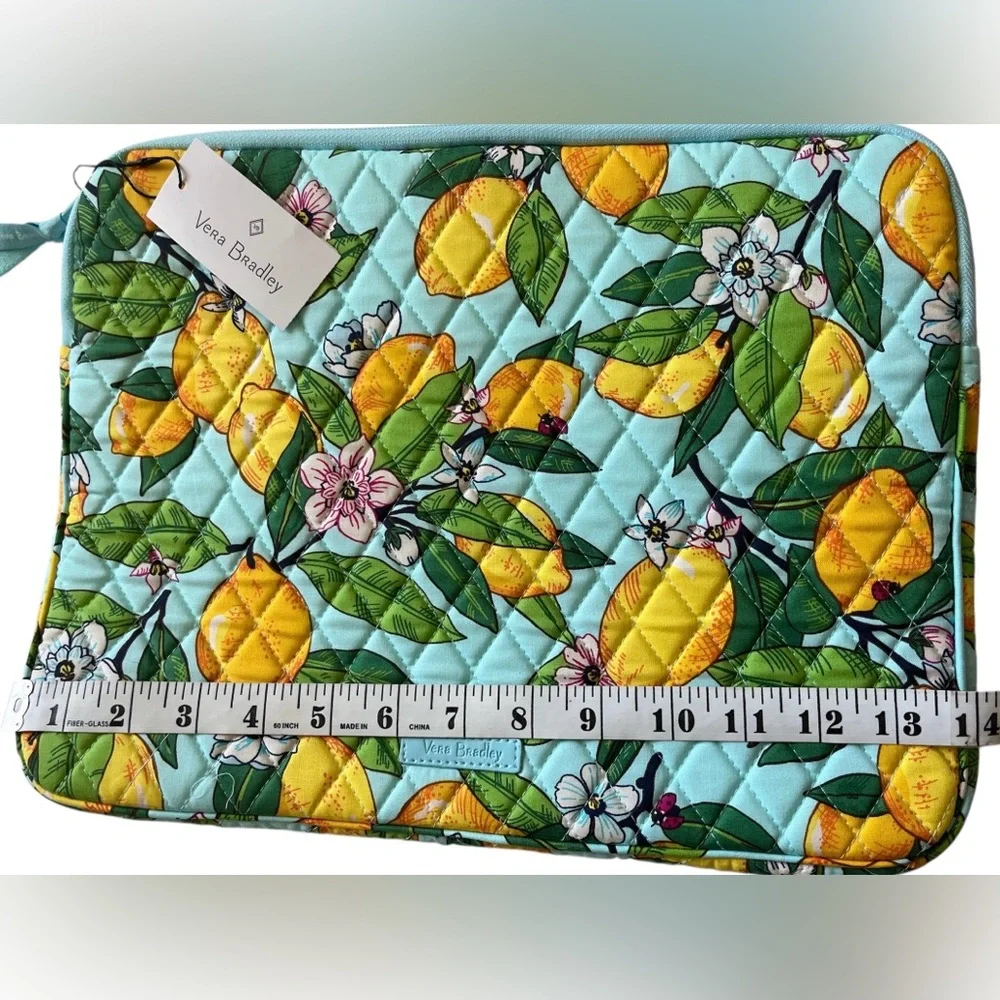Vera Bradley Laptop Sleeve Lemon Grove